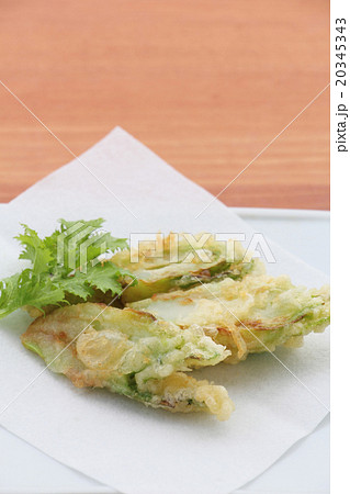 つぼみ菜の天ぷら つぼみ菜の天ぷら 20345343