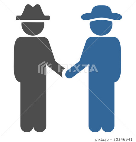 Gentleman Handshake Icon Gentleman Handshake Icon 20346941