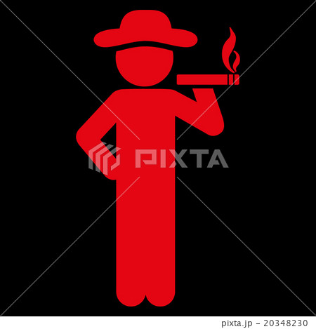 Smoking Man Icon Smoking Man Icon 20348230
