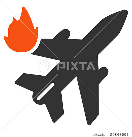 Airliner Fire Icon Airliner Fire Icon 20348691