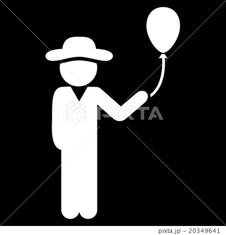 Gentleman With Balloon Icon 20349641