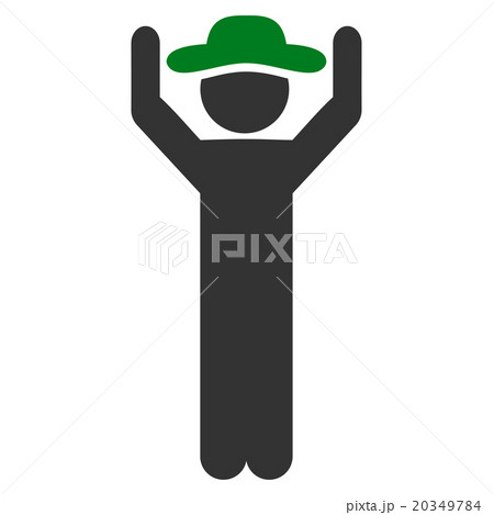 User Hands Up Iconのイラスト素材 [20349784] - PIXTA