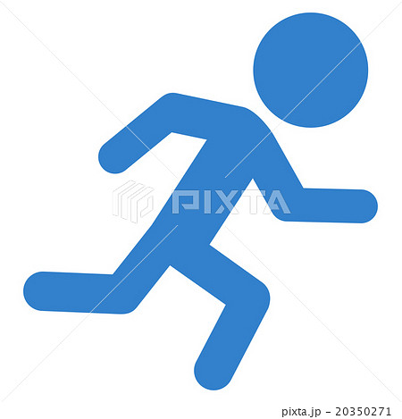 Running Human Profile Icon 20350271