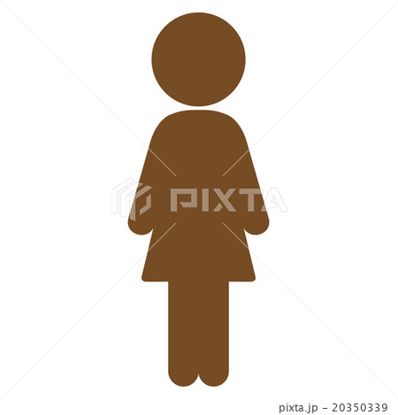 Standing Girl Icon Standing Girl Icon 20350339