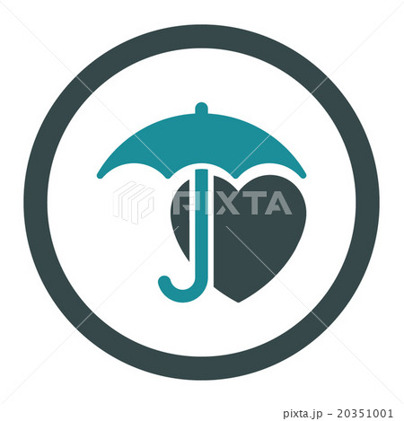Heart Protection Rounded Vector Icon 20351001