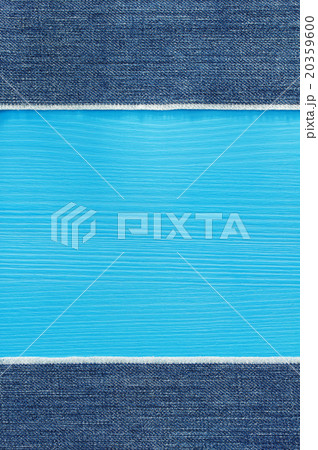 blue jeans texture on wood 20359600