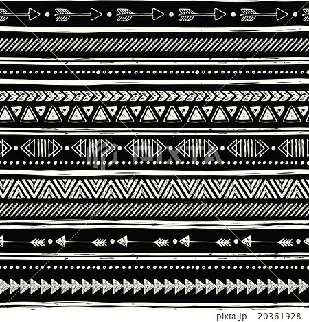 Tribal hand drawn background, ethic pattern. 20361928