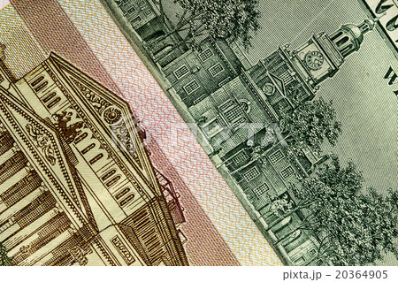 Hundred rubles and one hundred dollars 20364905