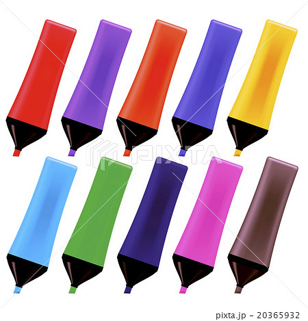 Set od Colorful Markers Set od Colorful Markers 20365932