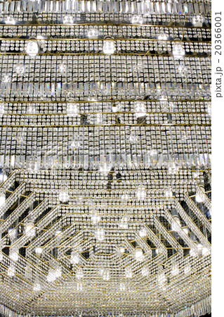 crystal strass lamp white over black background crystal strass lamp white over black background 20366001