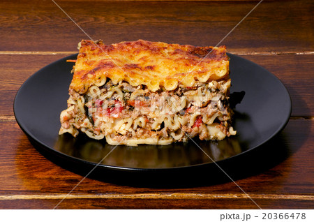 Cut piece of lasagna Cut piece of lasagna 20366478