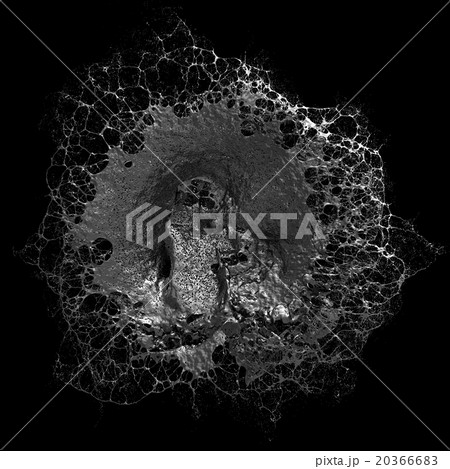 Splash of black fuel Oil. 20366683