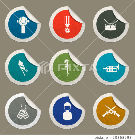 Memorial day simply icons Memorial day simply icons 20368298