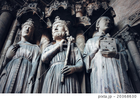 Gothic Background with Ancient Kings and Saints 20368630