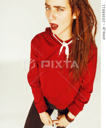 real caucasian woman with dreadlocks hairstyle 20368811