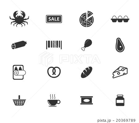 Grocery simply icons 20369789