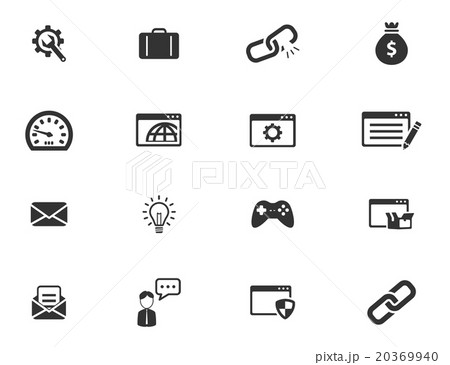 SEO and development simply icons 20369940