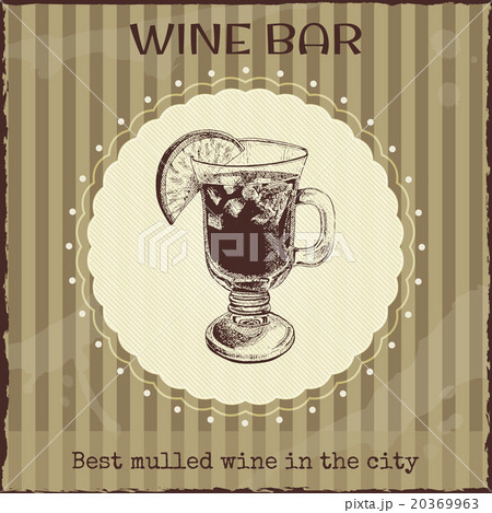 Wine bar sign and ads template 20369963