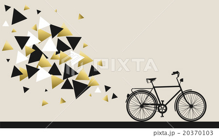 Bike concept with hipster gold geometry design 20370103