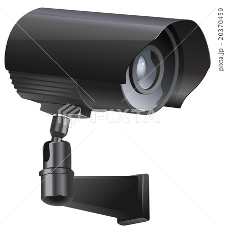Surveillance camera viewed from the side 20370459