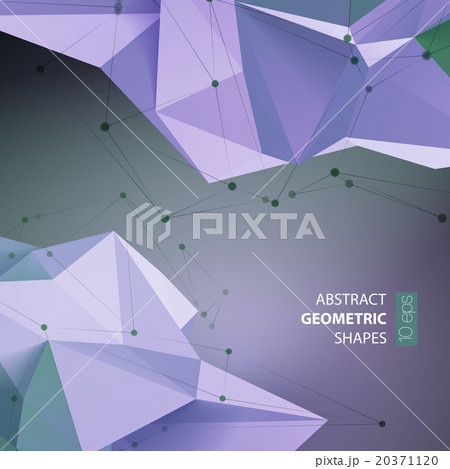 Abstract triangles space low poly.  20371120