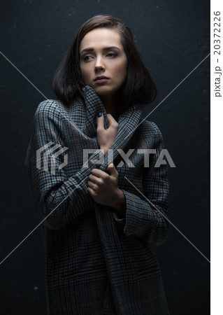 Girl in coat 20372226