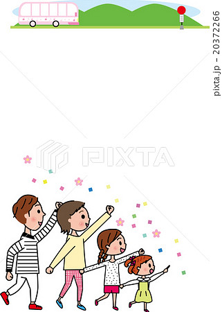 家族でお出かけバス観光 春 コピースペース 家族でお出かけバス観光 春 コピースペース 20372266