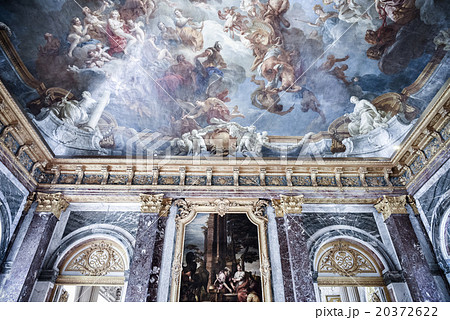 ベルサイユ宮殿内部の写真素材