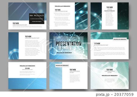 Set of 9 vector templates for presentation slides Set of 9 vector templates for presentation slides 20377059