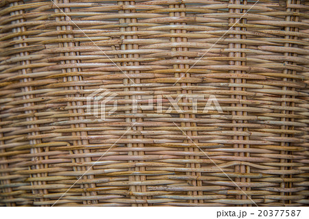 Striped wicker baskets 20377587