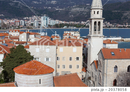red roofs of Budva in Montenegro 20378058