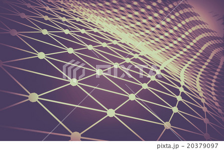 Abstract polygonal space low poly 20379097