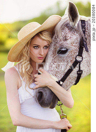 Woman with horse Woman with horse 20380084