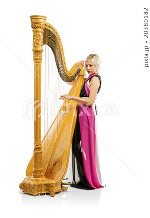 Woman with harp Woman with harp 20380182
