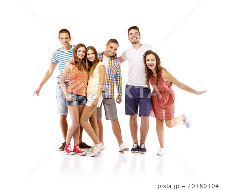 Group of happy students 20380304