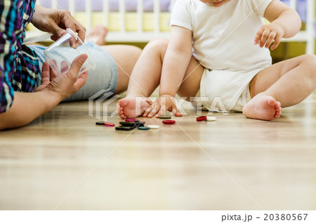 Father and daughter playing Father and daughter playing 20380567