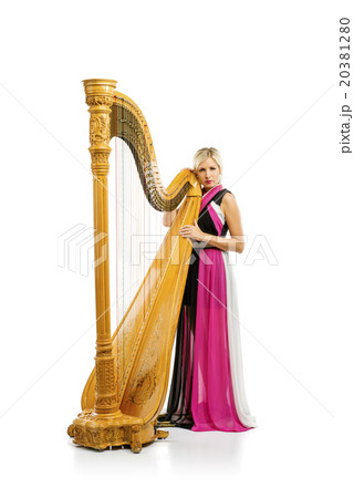 Woman with harp Woman with harp 20381280