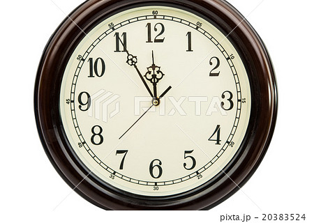 Classic round wall clock isolated Classic round wall clock isolated 20383524