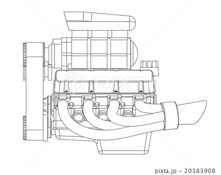 Hot Rod Engine Hot Rod Engine 20383908