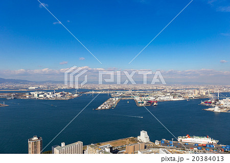 大阪港 - 大阪府咲洲庁舎展望台 大阪港 - 大阪府咲洲庁舎展望台 20384013