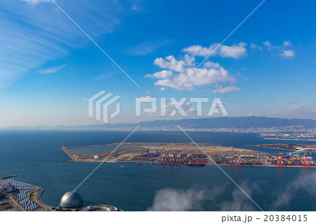 大阪港 - 大阪府咲洲庁舎展望台 大阪港 - 大阪府咲洲庁舎展望台 20384015