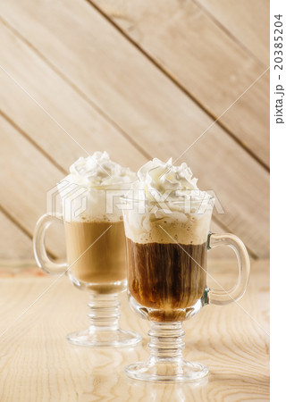coffee with whipped cream coffee with whipped cream 20385204