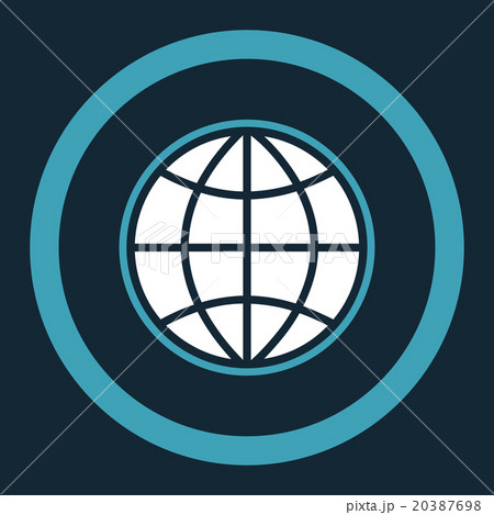 Globe Rounded Vector Icon Globe Rounded Vector Icon 20387698