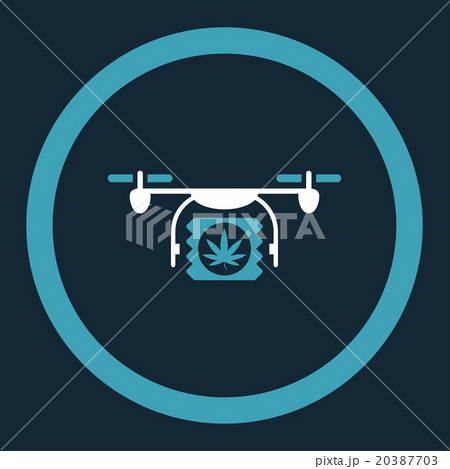 Drugs Drone Shipment Rounded Vector Icon Drugs Drone Shipment Rounded Vector Icon 20387703