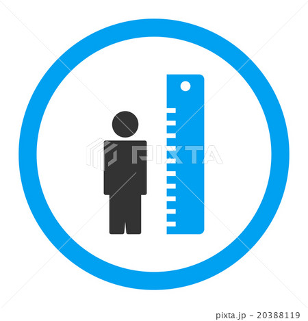 Height Meter Rounded Vector Icon Height Meter Rounded Vector Icon 20388119