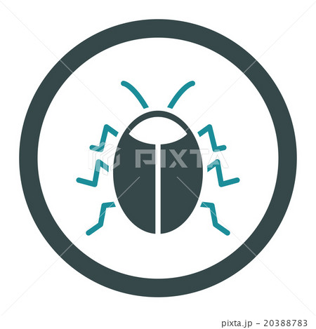 Bug Rounded Vector Icon Bug Rounded Vector Icon 20388783