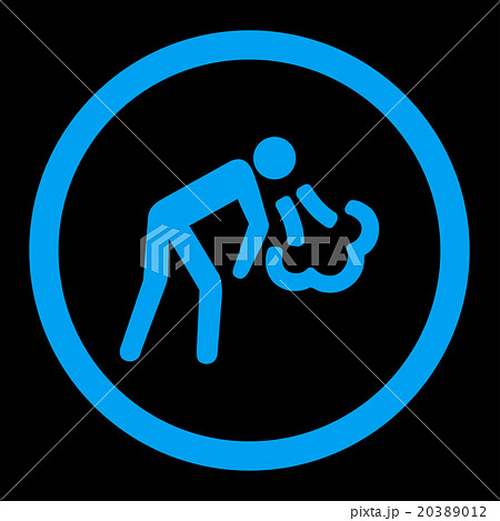 Vomiting Rounded Vector Icon Vomiting Rounded Vector Icon 20389012