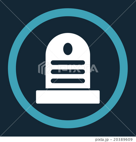 Tombstone Rounded Vector Icon Tombstone Rounded Vector Icon 20389609