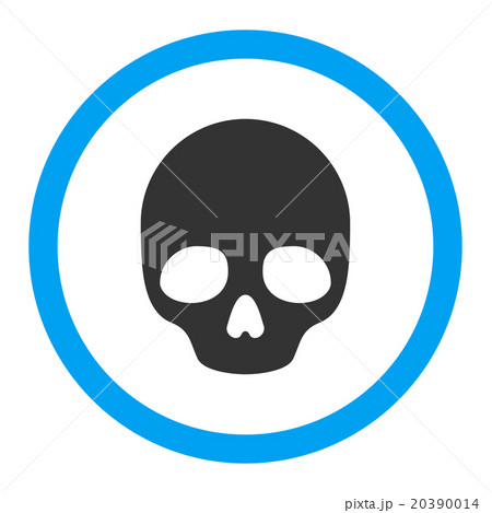 Skull Rounded Vector Icon 20390014