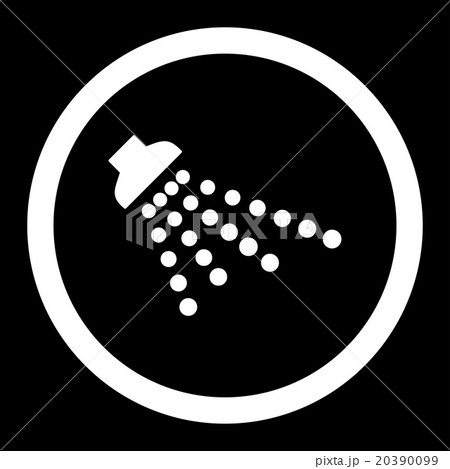 Shower Rounded Vector Icon 20390099